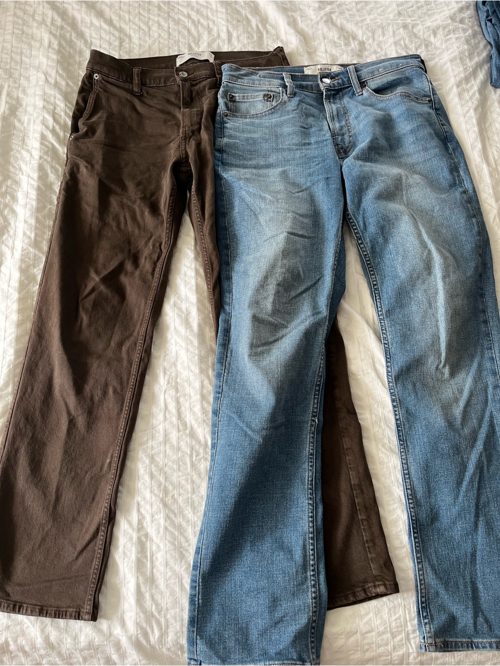 men’s Straight-Leg Jeans bundle  in Blue and Brown